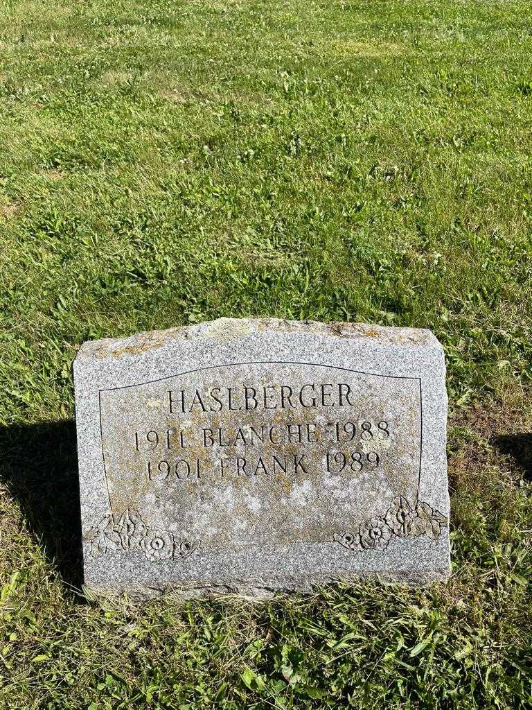 Blanche Haslberger's grave. Photo 3