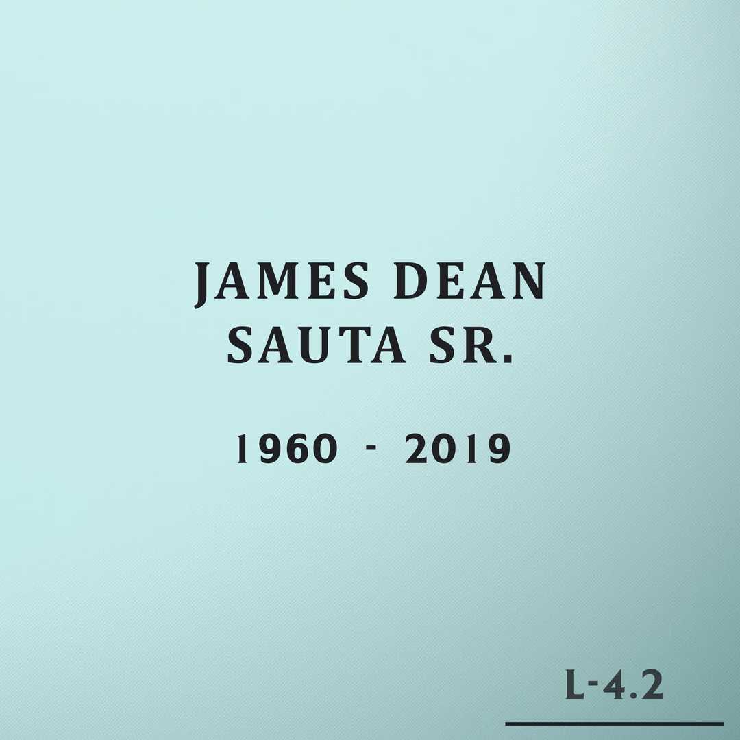 James Dean Sauta Senior's grave