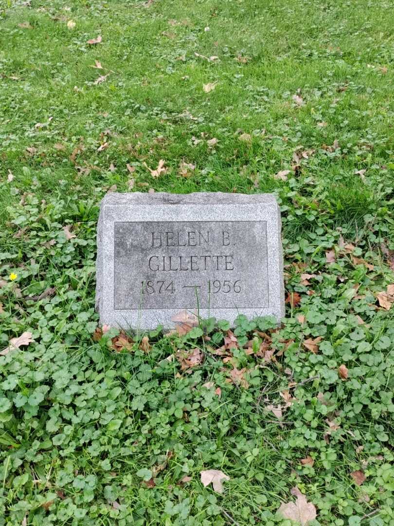 Helen B. Gillette's grave. Photo 2
