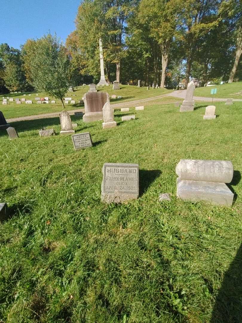 Frank M. Ames's grave. Photo 1