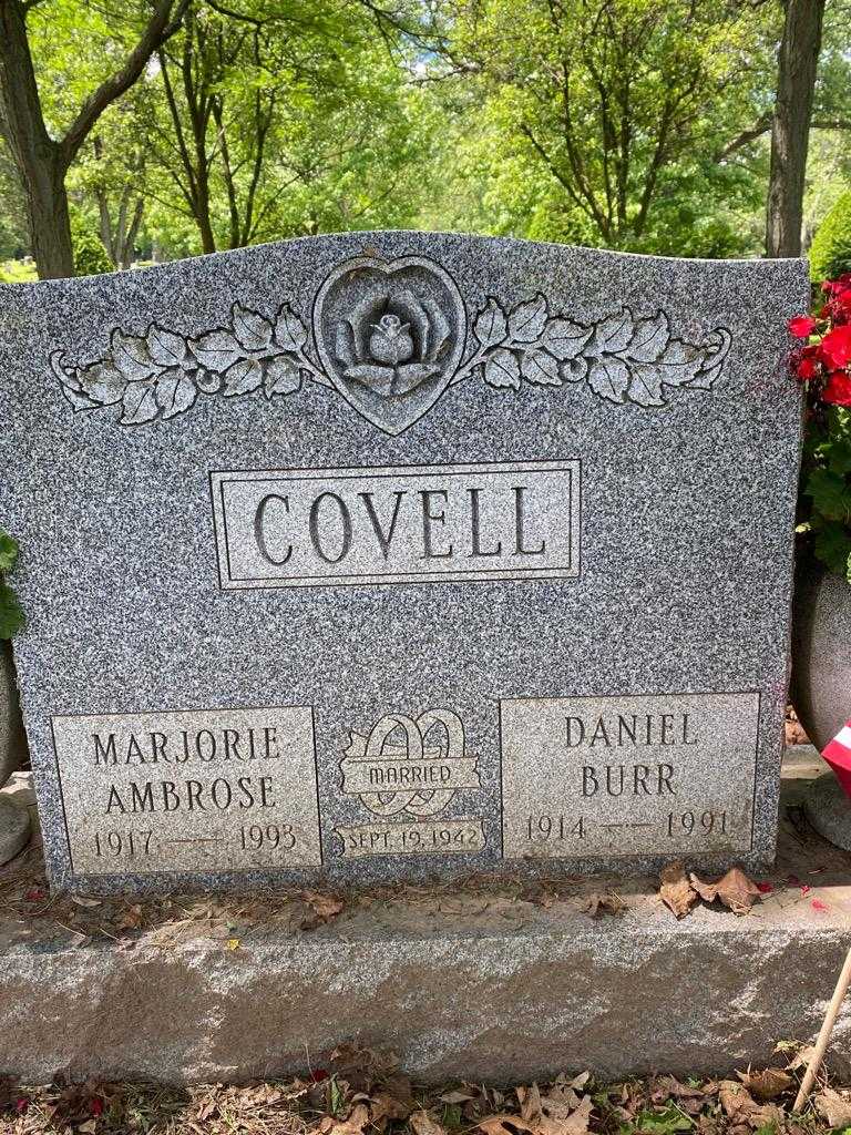 Daniel Burr Covell's grave. Photo 3