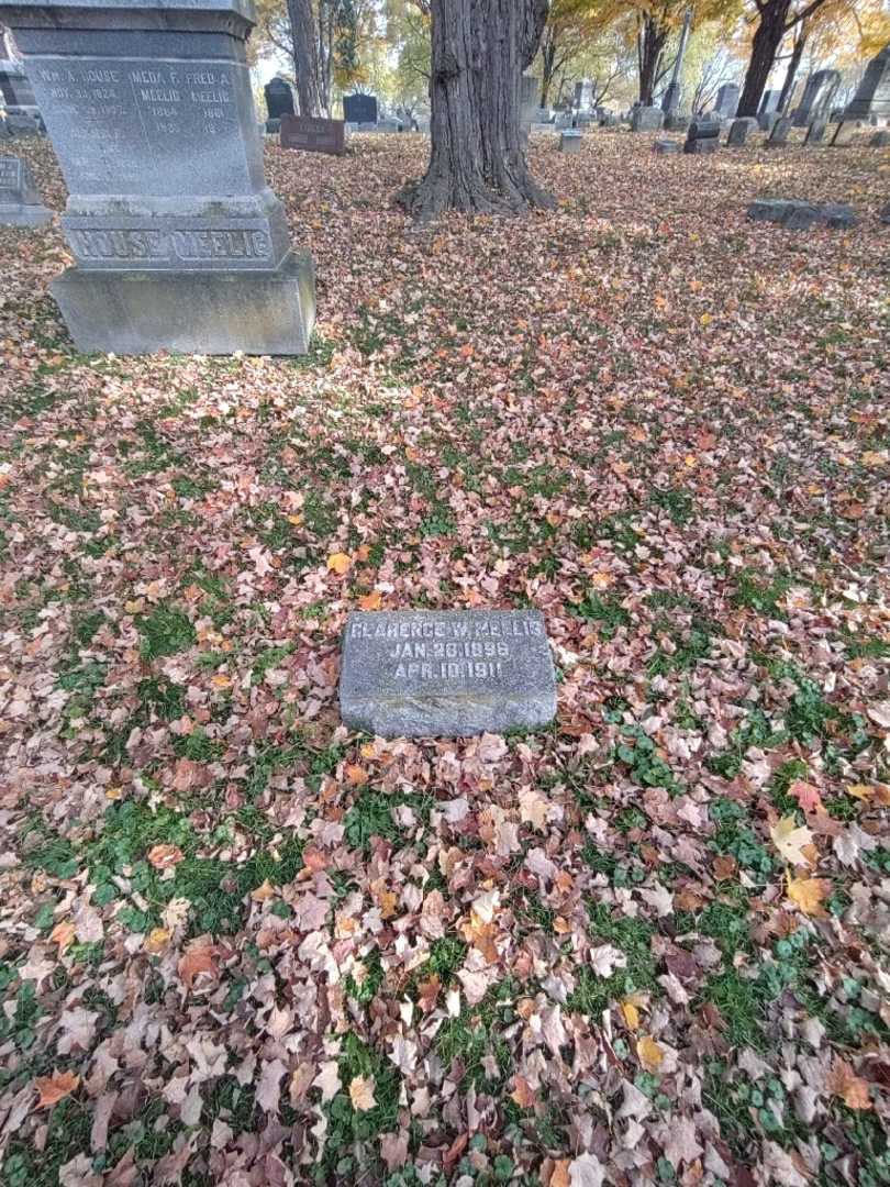 Clarence W. Meelig's grave. Photo 1
