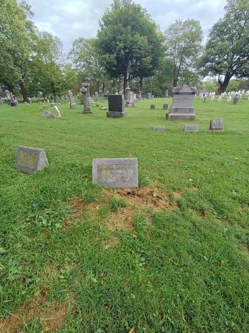 Ethelyn Wheeler Evans's grave. Photo 1