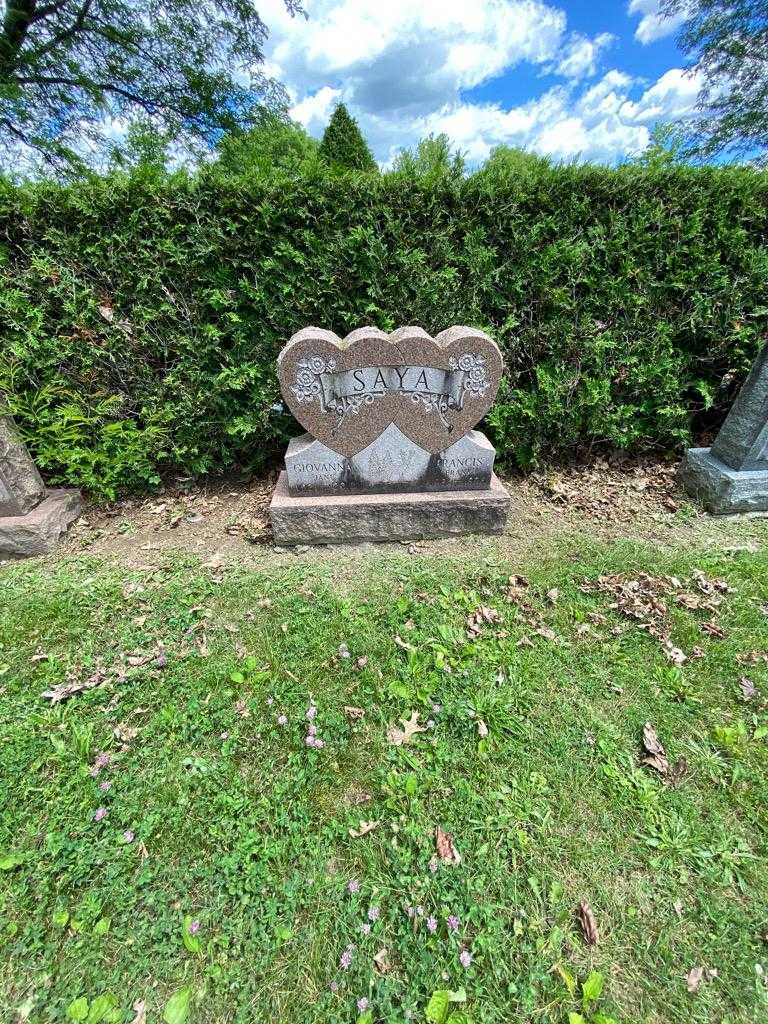 Giovanna Saya's grave. Photo 1