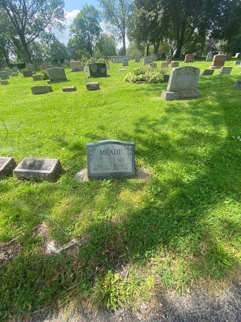 Opal O. Meade's grave. Photo 1