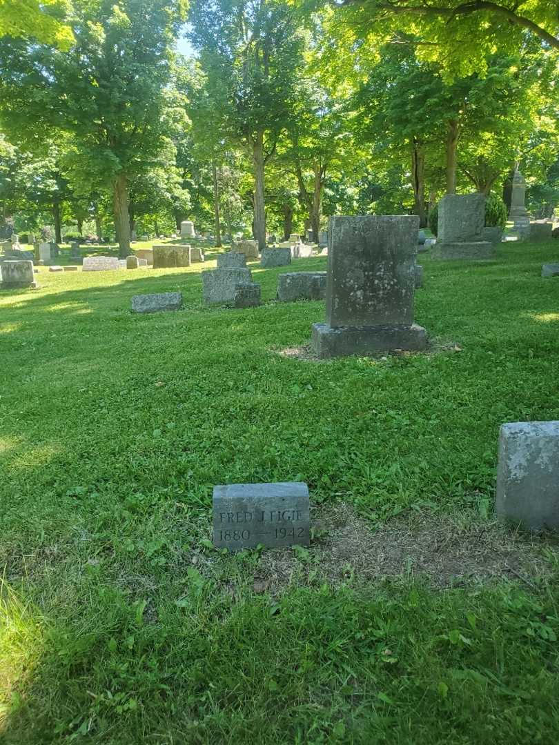 Frederick J. "Fred" Figie's grave. Photo 1