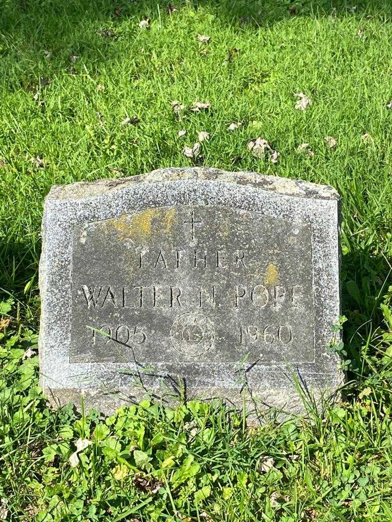 Walter N. Pope's grave. Photo 3