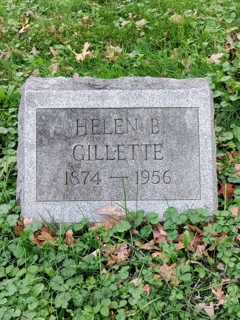 Helen B. Gillette's grave. Photo 3