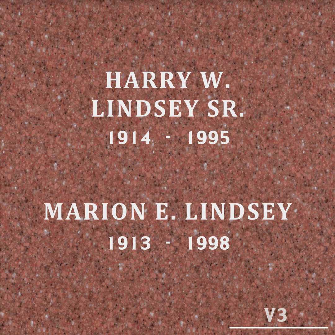 Marion E. Lindsey's grave