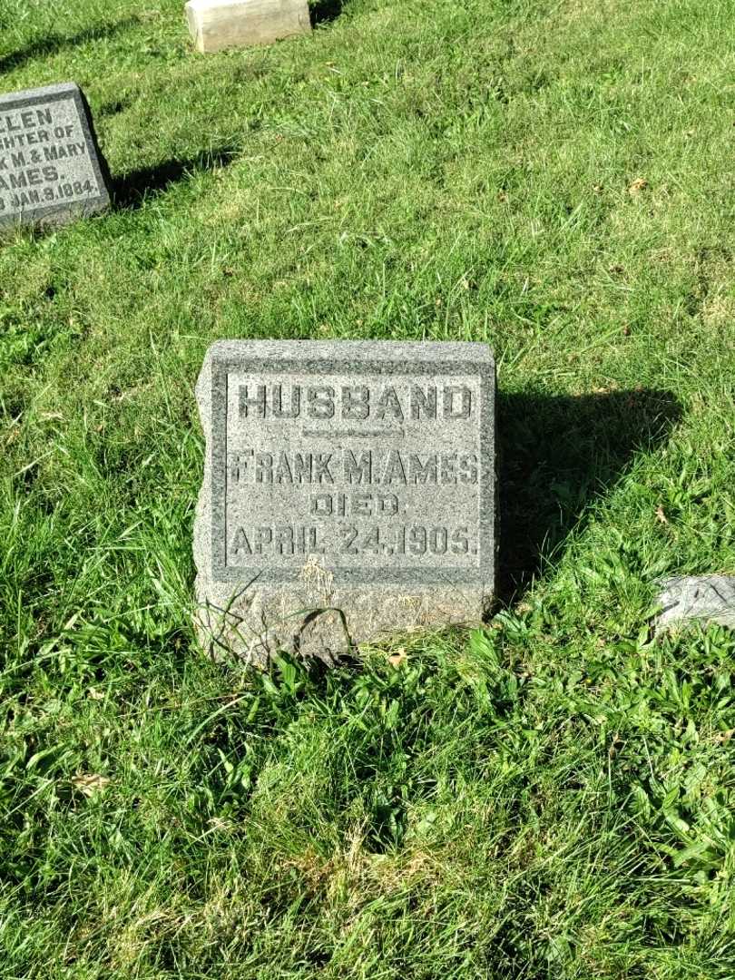 Frank M. Ames's grave. Photo 2