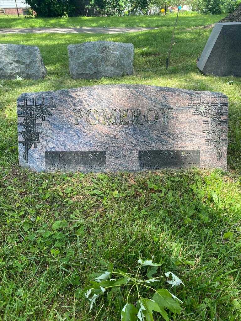 Charles A. Pomeroy's grave. Photo 3