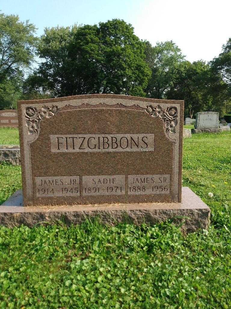 Sadie Fitzgibbons's grave. Photo 2