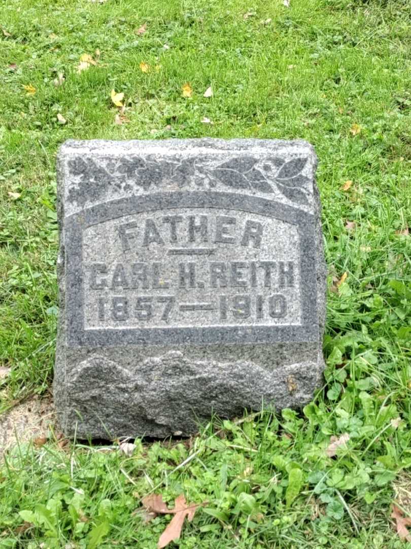 Carl H. Reith's grave. Photo 3