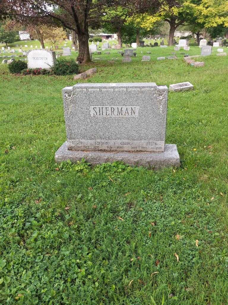 Lenora Sherman's grave. Photo 1