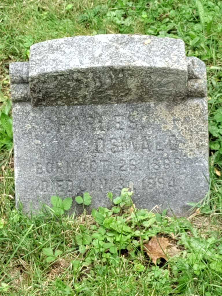 Charles Oswald's grave. Photo 3