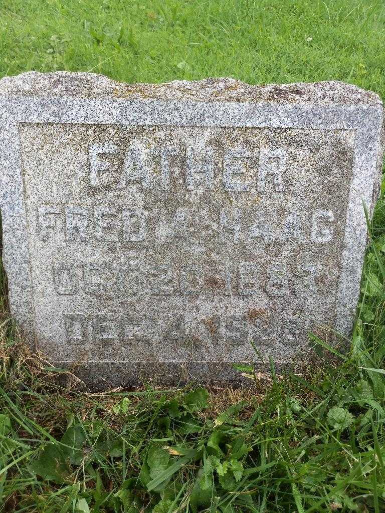 Frederick A. Haag's grave. Photo 1