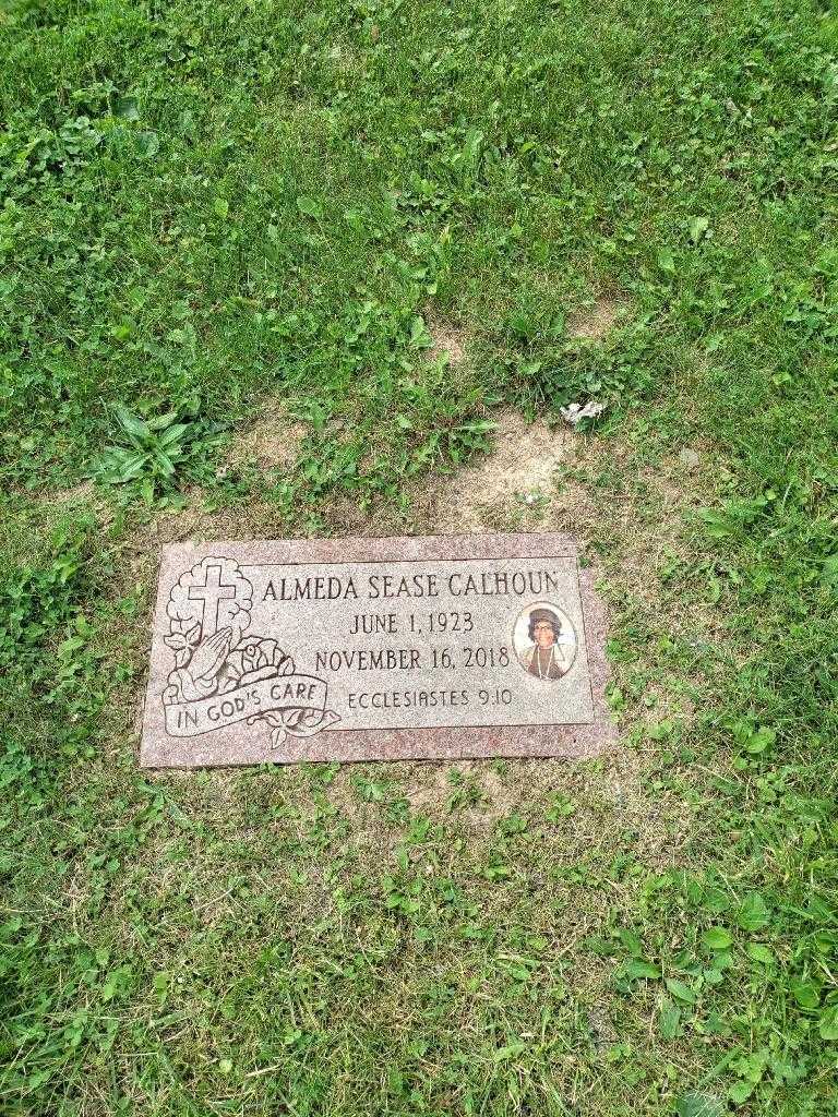 Almeda Sease Calhoun's grave. Photo 3