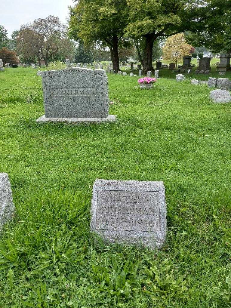 Charles Edward Zimmerman's grave. Photo 1