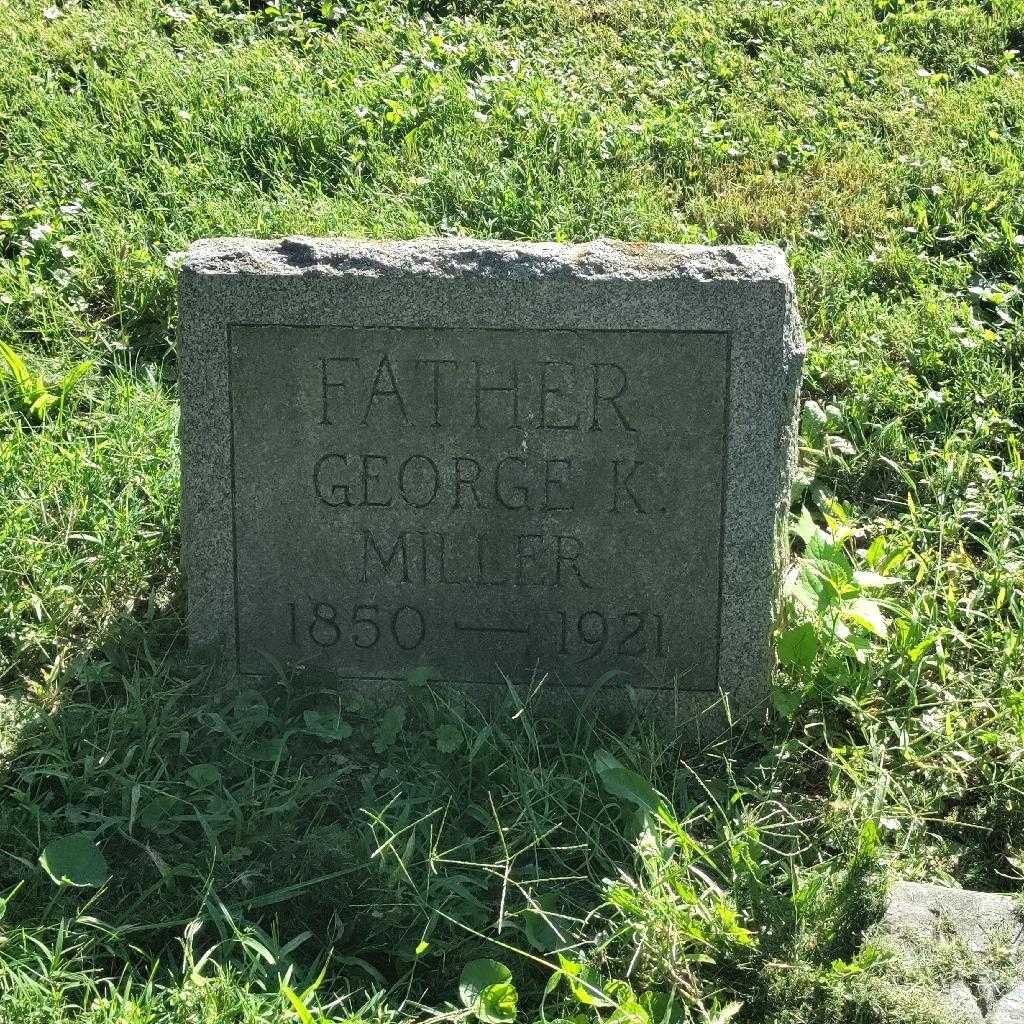 George K. Miller's grave. Photo 3