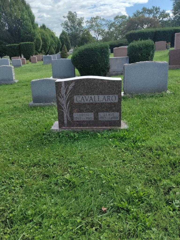 Louise Cavallaro's grave. Photo 3