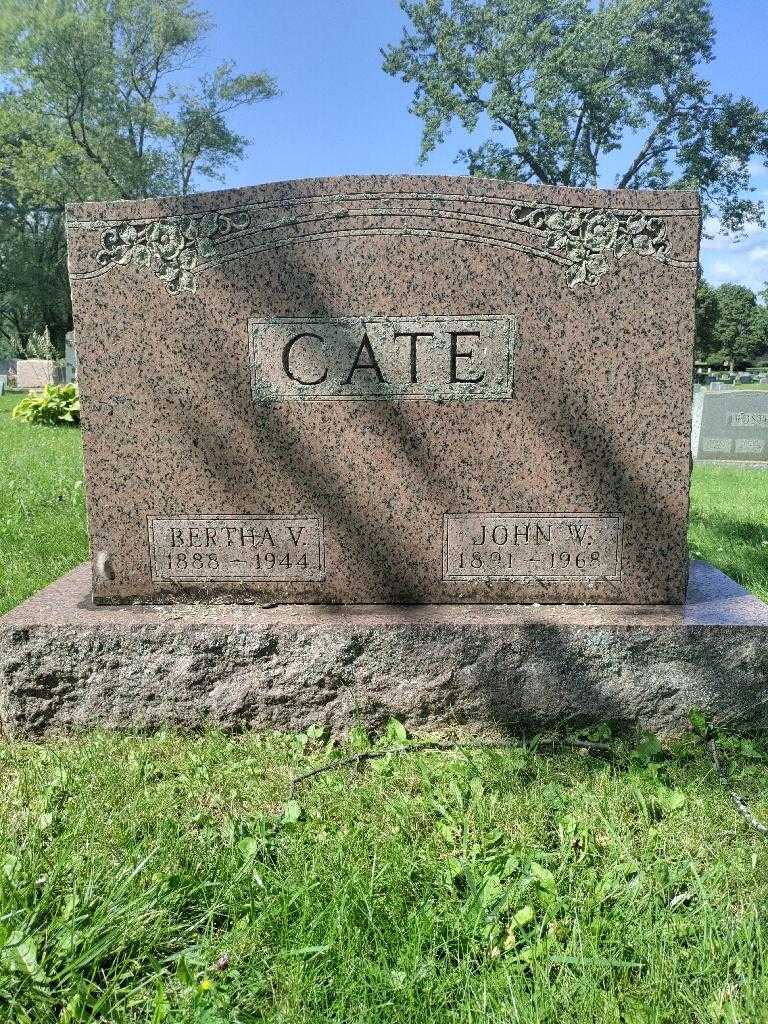 John W. Cate's grave. Photo 3