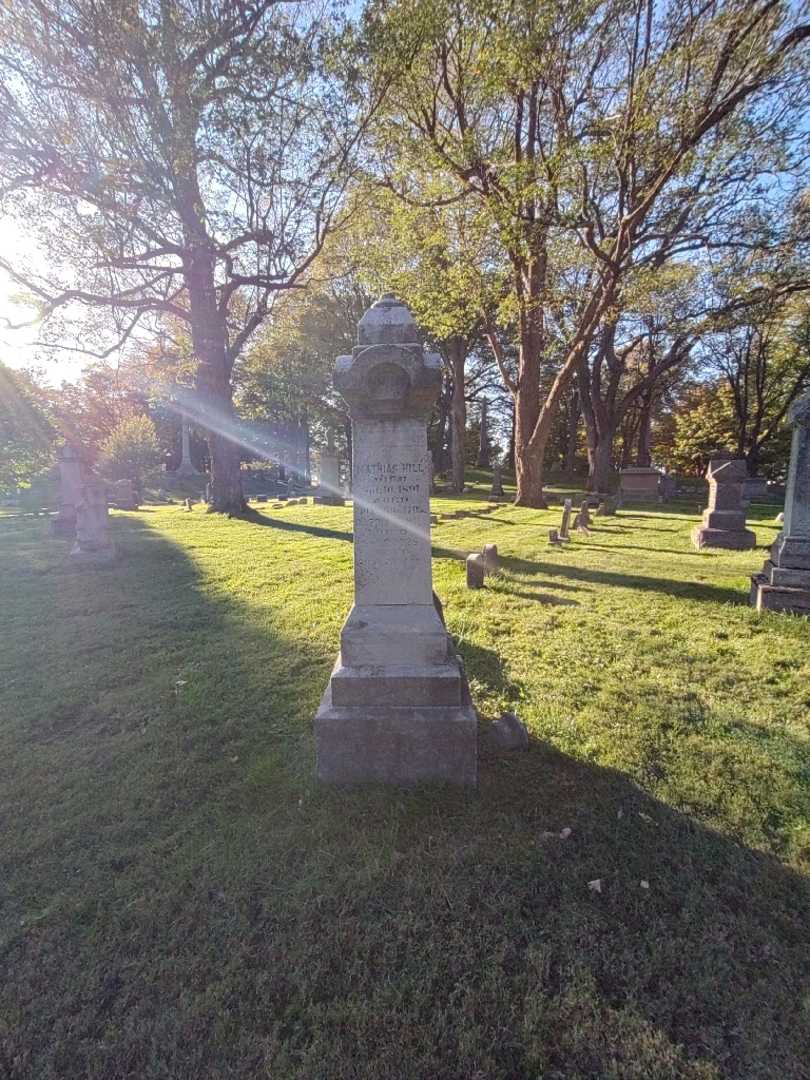 Mathias Hill's grave. Photo 1