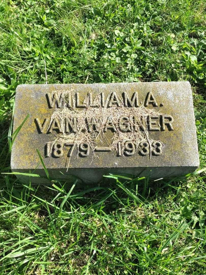 William A. Van Wagner's grave. Photo 3