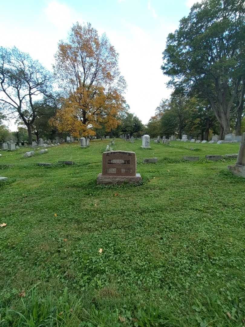 Howard J. Filsinger's grave. Photo 1