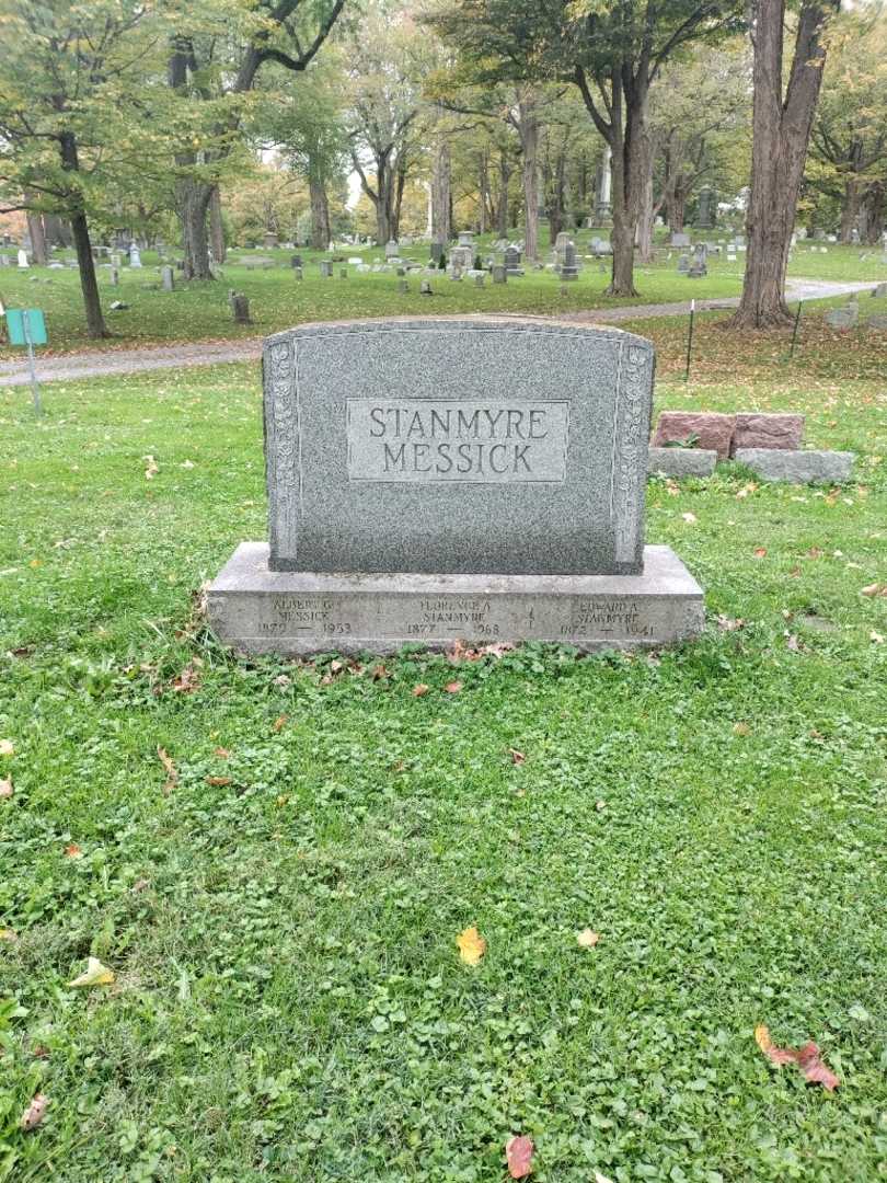 Florence A. Stanmyre's grave. Photo 2