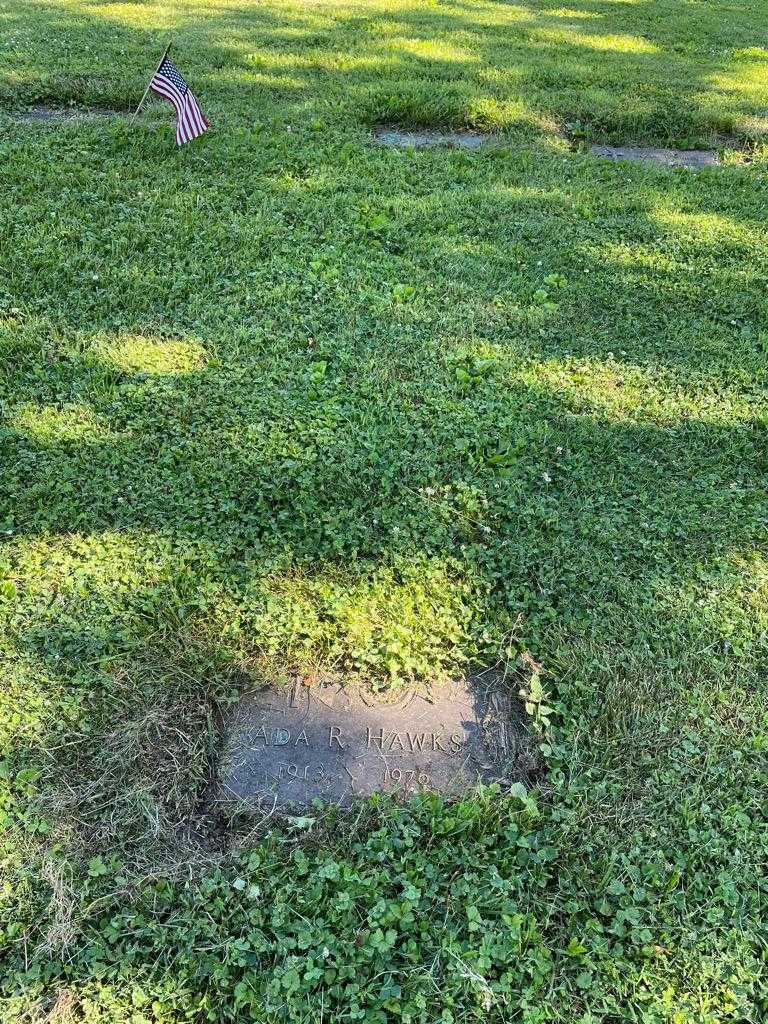 Ada R. Hawks's grave. Photo 3