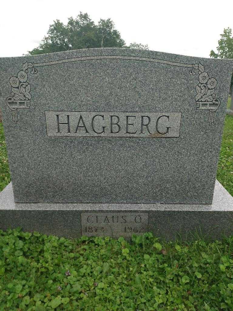 Claus O. Hagberg's grave. Photo 2
