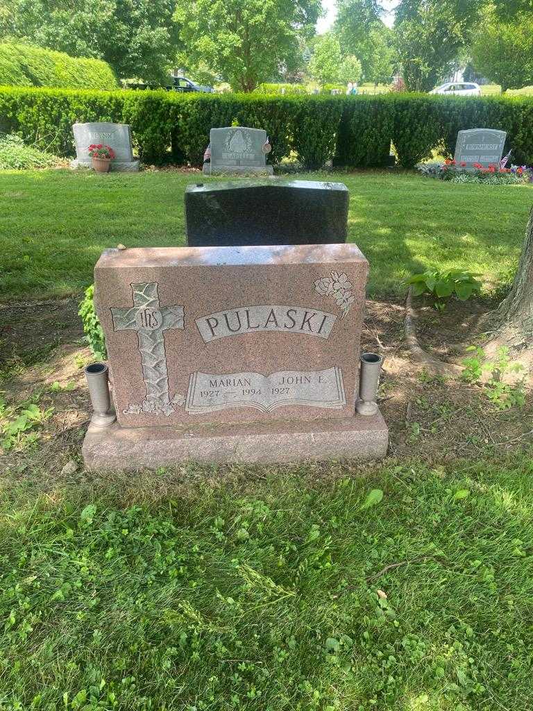 Marian Pulaski's grave. Photo 2