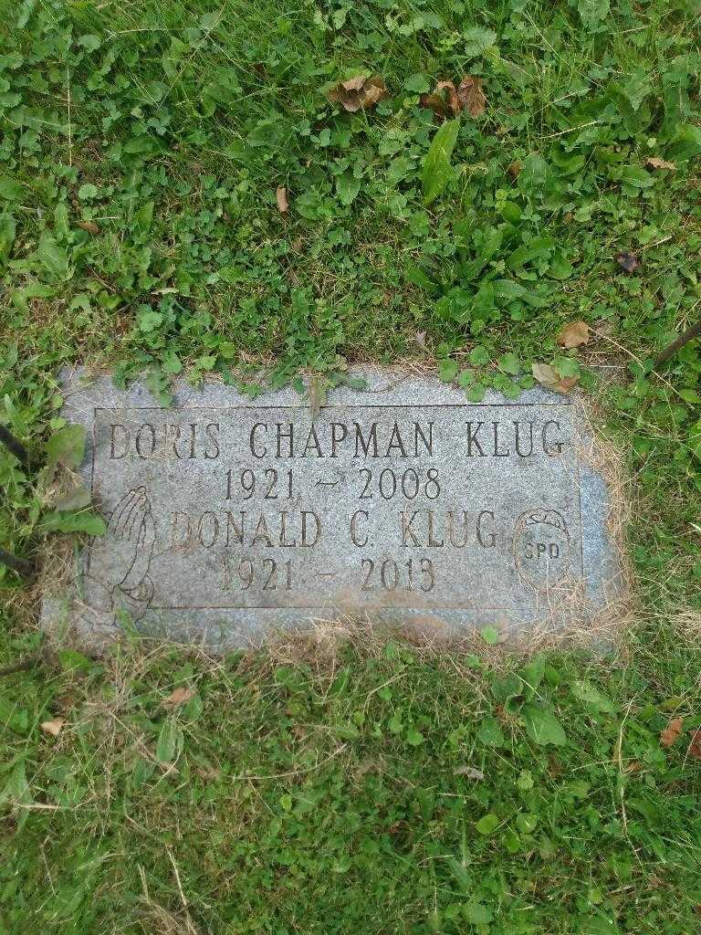 Donald C. Klug's grave. Photo 3