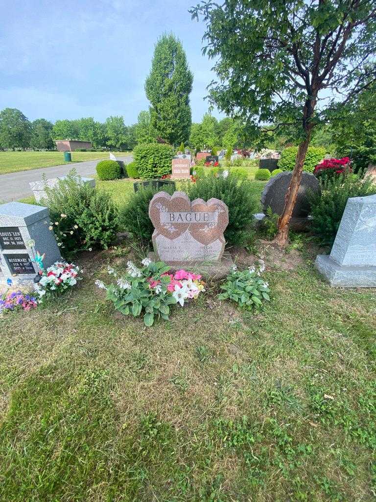 Diego Bague's grave. Photo 1