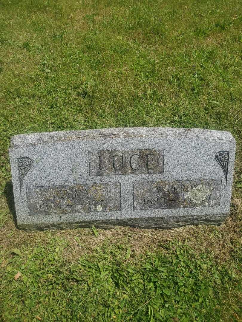 William Le Roy Luce's grave. Photo 3