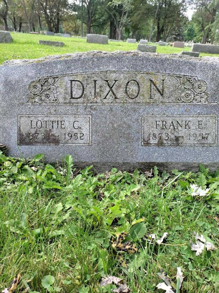 Lottie C. Dixon's grave. Photo 3