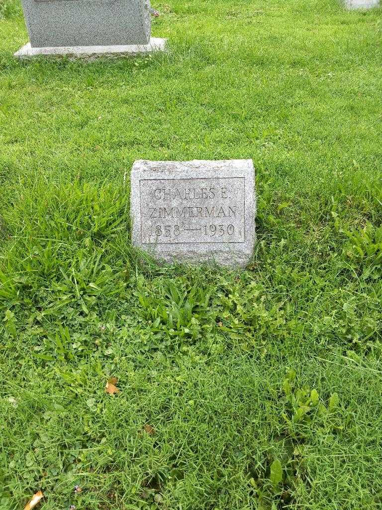 Charles Edward Zimmerman's grave. Photo 2