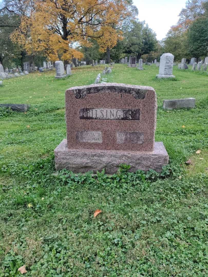 Howard J. Filsinger's grave. Photo 2