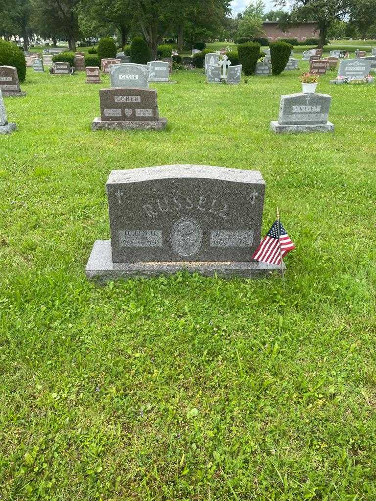 Helen H. Russell's grave. Photo 2