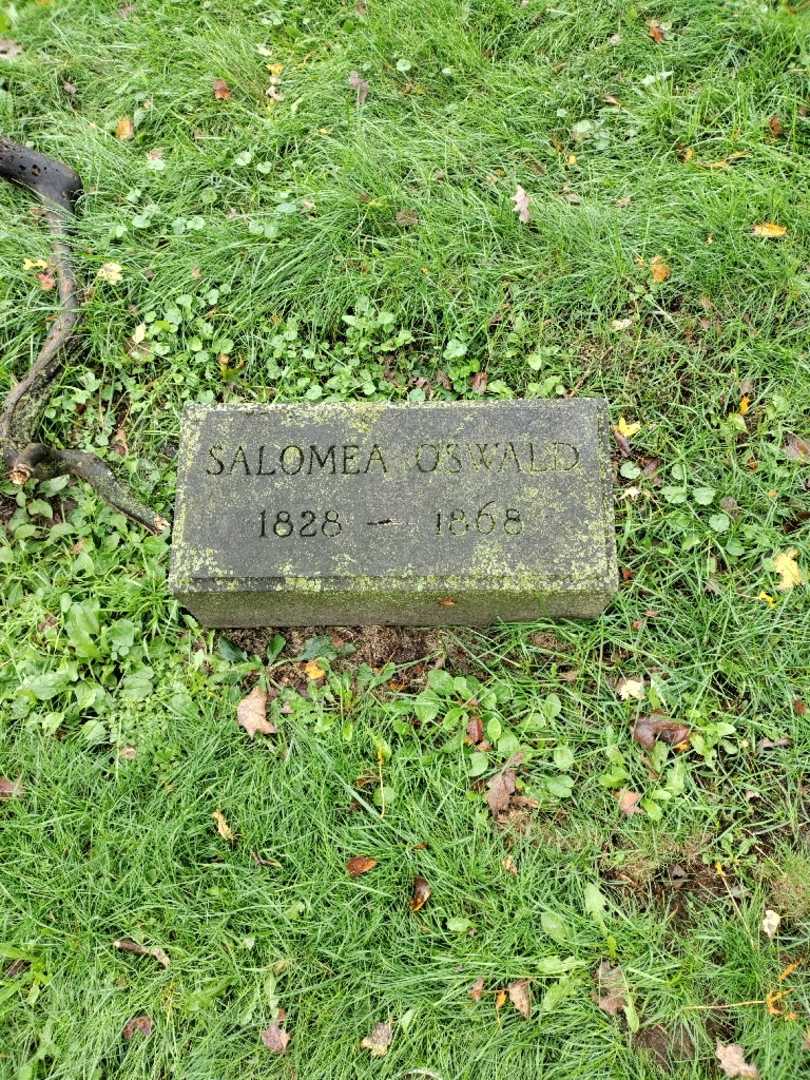 Salomea Oswald's grave. Photo 2