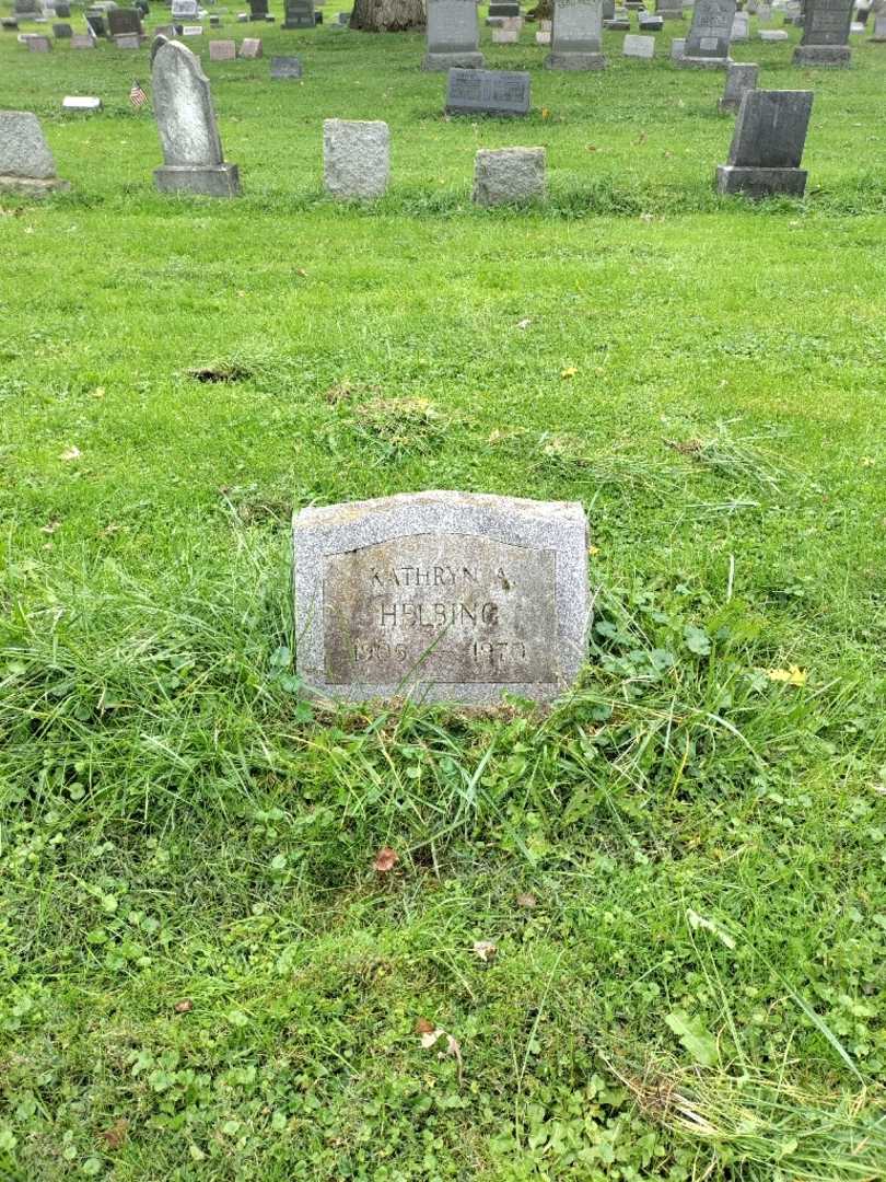 Kathryn A. Helbing's grave. Photo 2