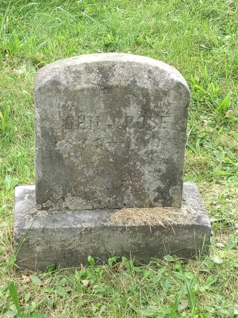 John Jacob Rose's grave. Photo 3