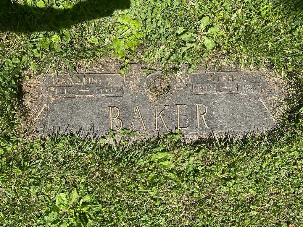 Alfred C. Baker's grave. Photo 1