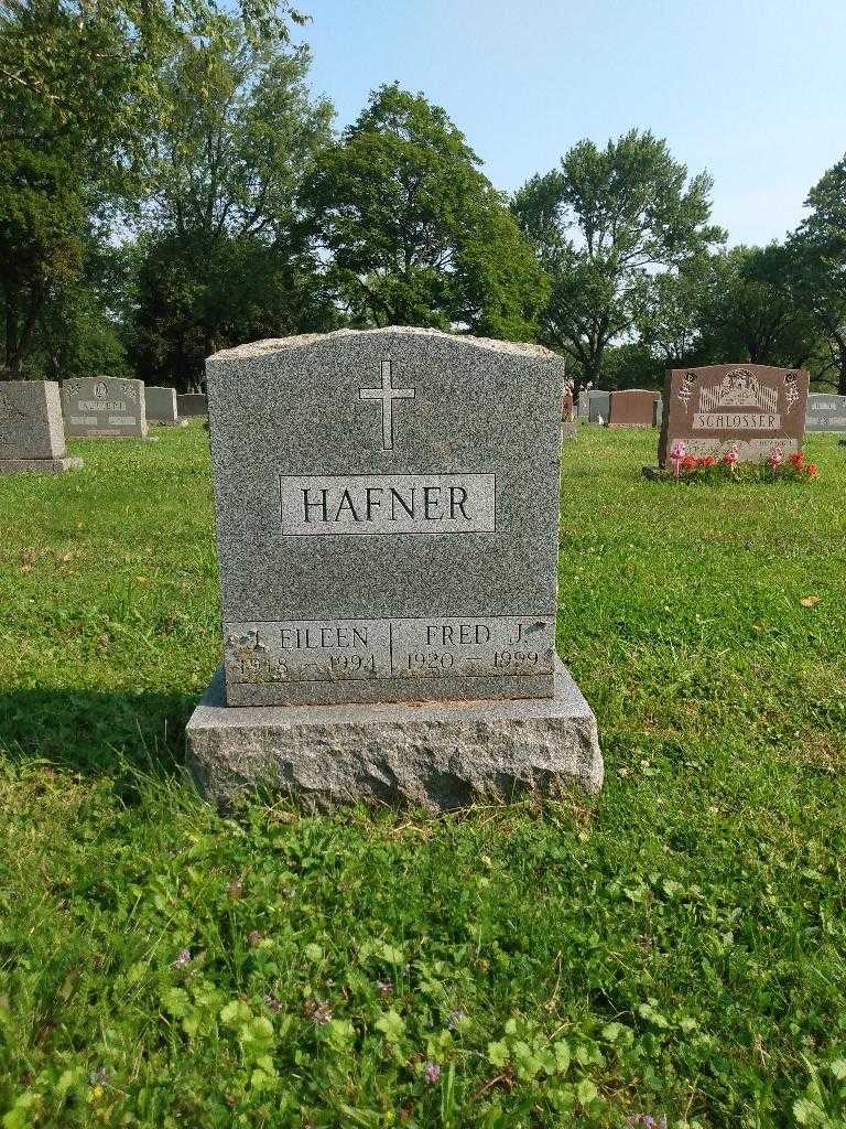 Fred J. Hafner's grave. Photo 2