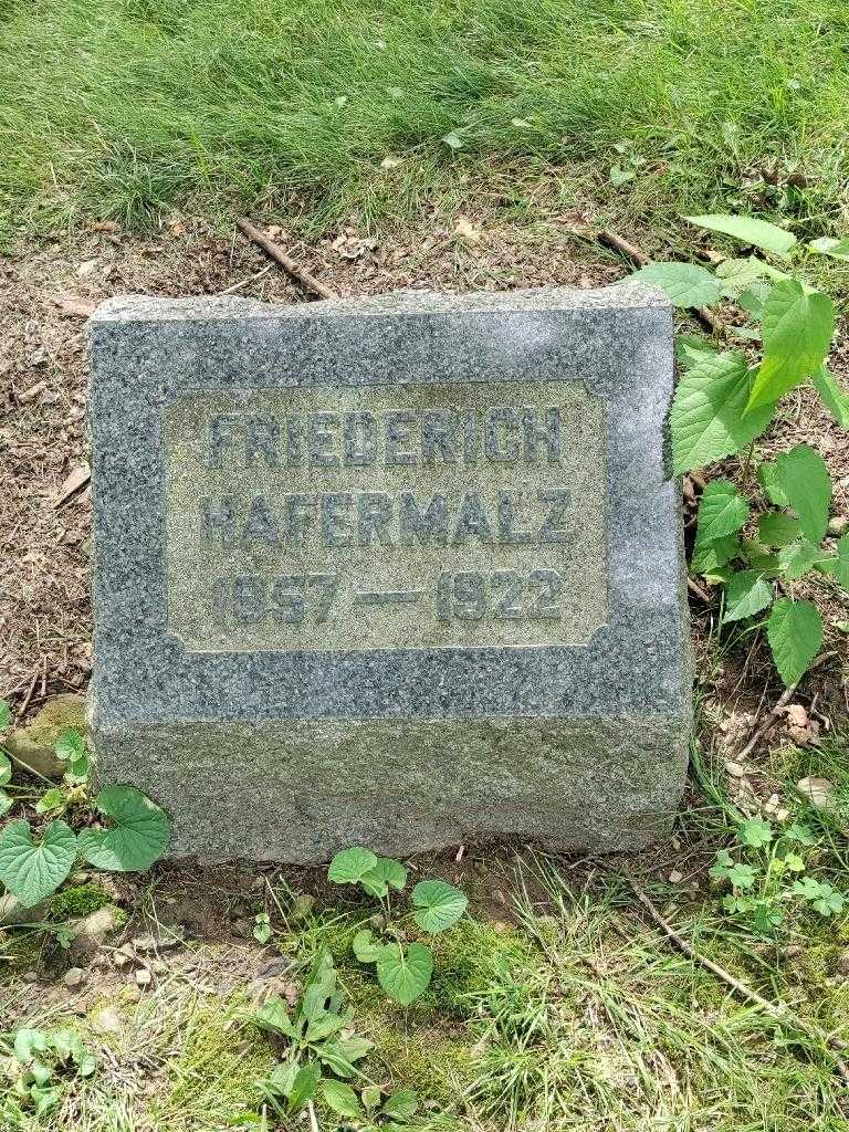 Friederich Hafermalz's grave. Photo 4