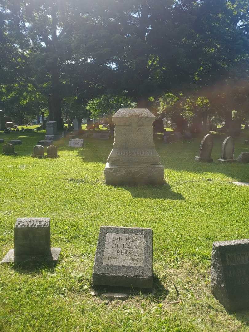 Hilda E. Rees's grave. Photo 1