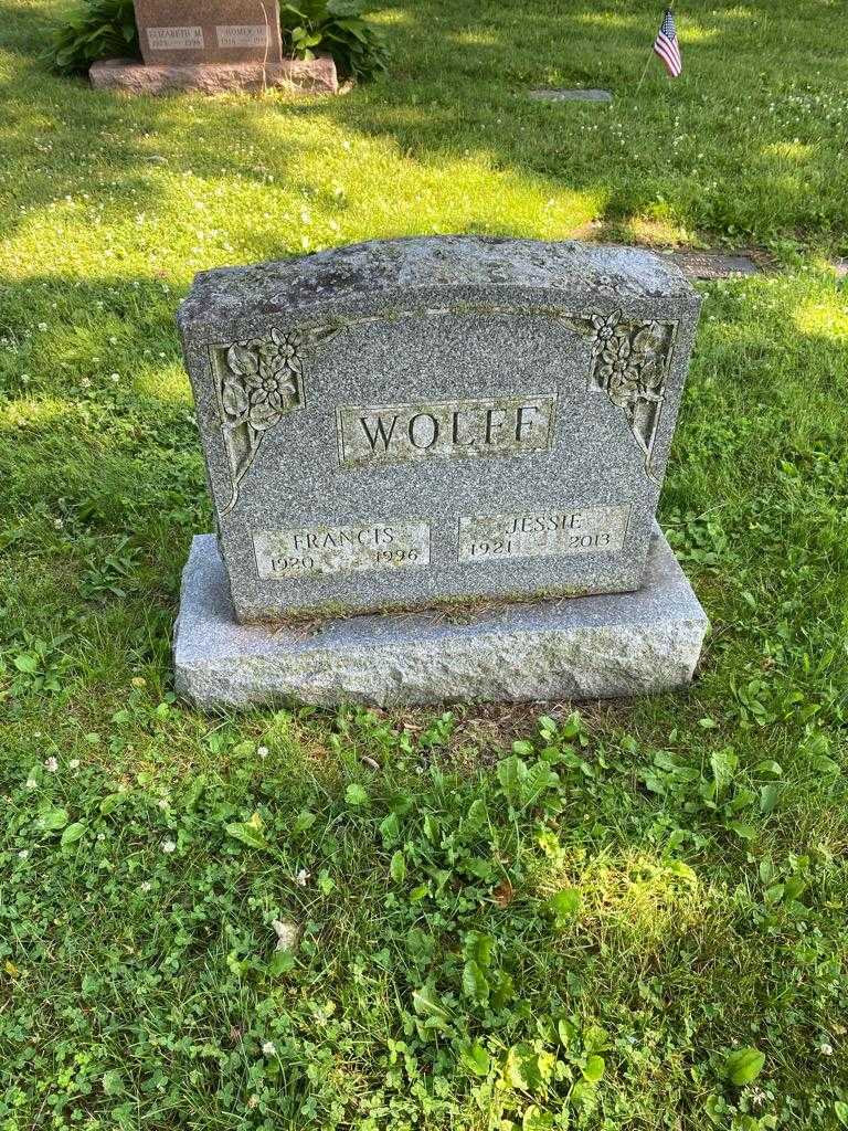 Francis Wolff's grave. Photo 2