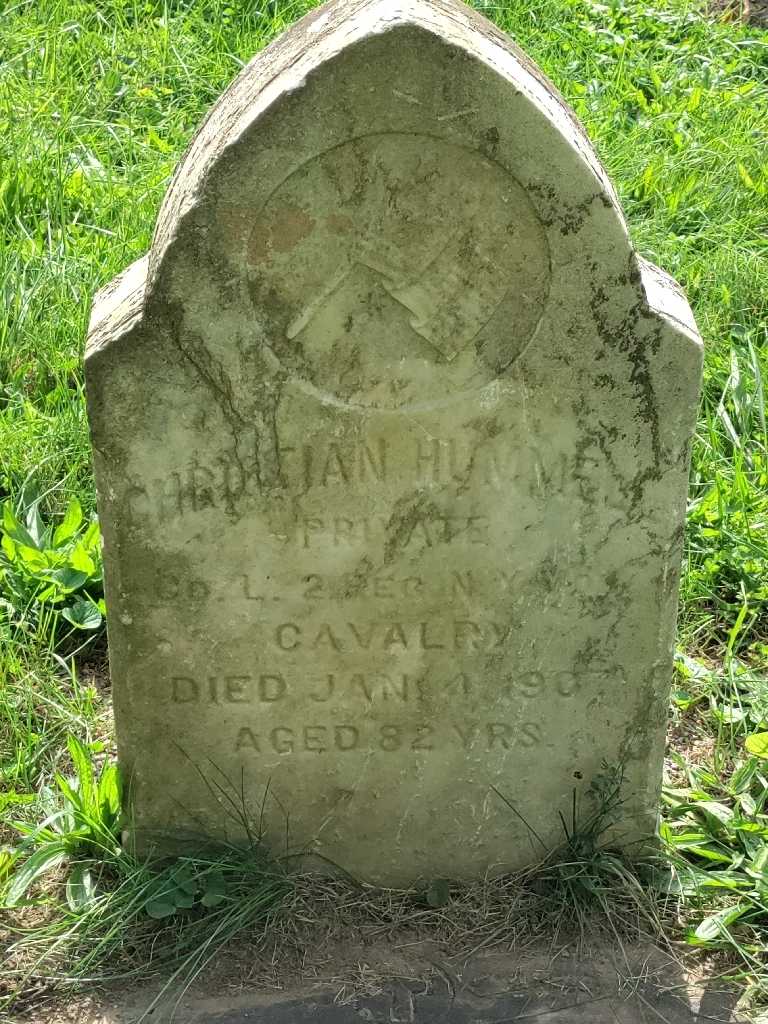 Jacob Christian Hummel's grave. Photo 3