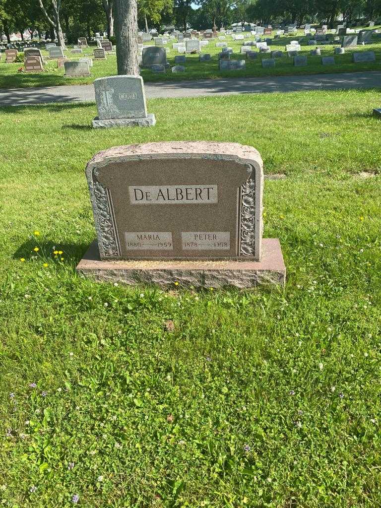 Maria De Albert's grave. Photo 2