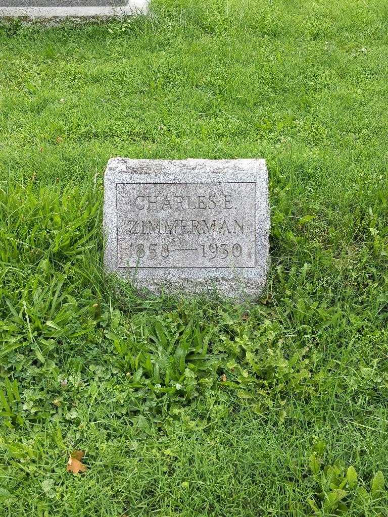 Charles Edward Zimmerman's grave. Photo 3